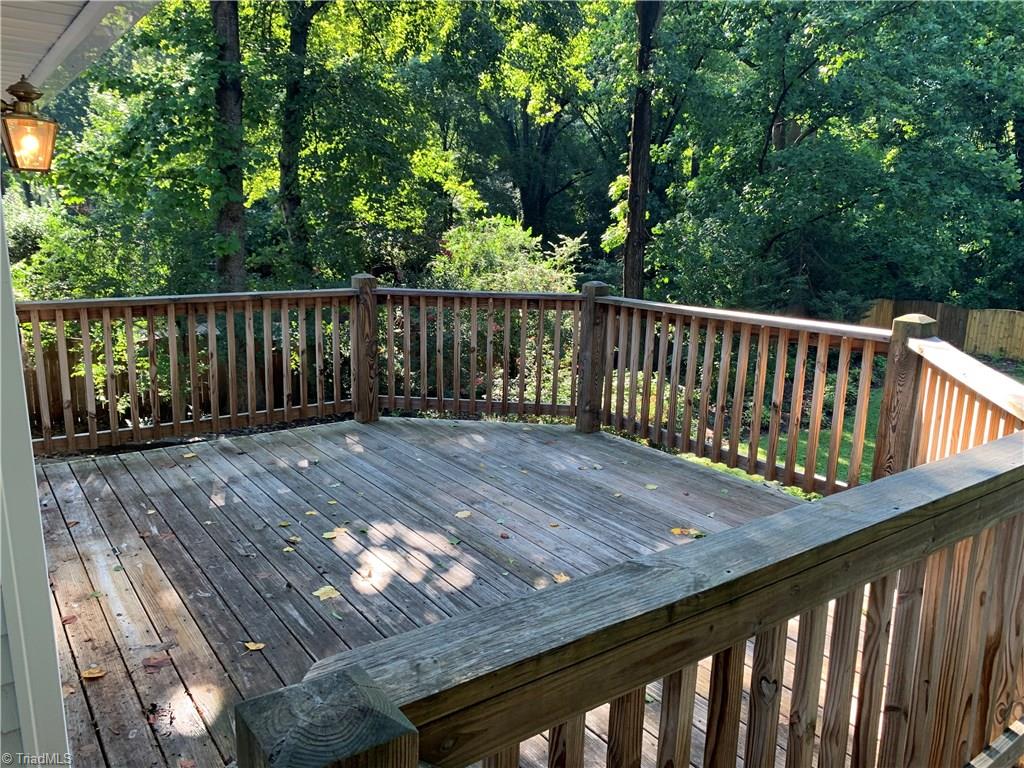 3028 Kinnamon Road Winston-Salem, NC 27104 - Photo 11 of 25 Deck off of kitchen.
