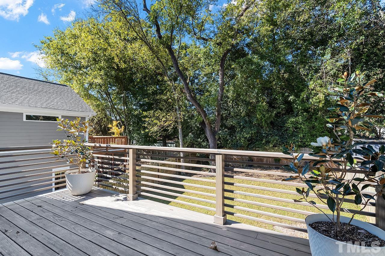 512 Alston Street Raleigh, NC 27601 - Photo 23 of 35 a view of outdoor space and deck