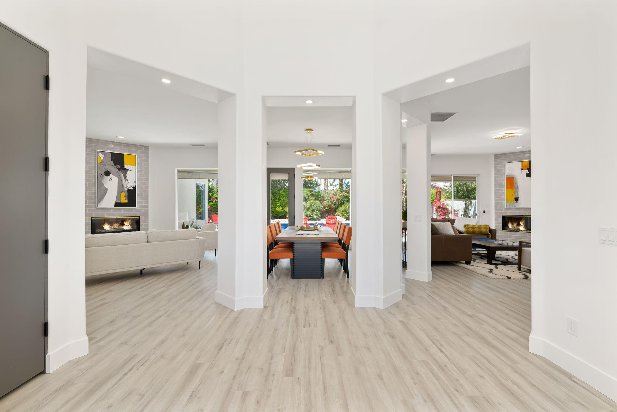 3 King Edward Court Rancho Mirage, CA 92270 - Photo 14 of 57 a living room with furniture and a wooden floor