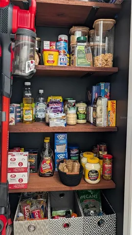 a store room with an outdoor area