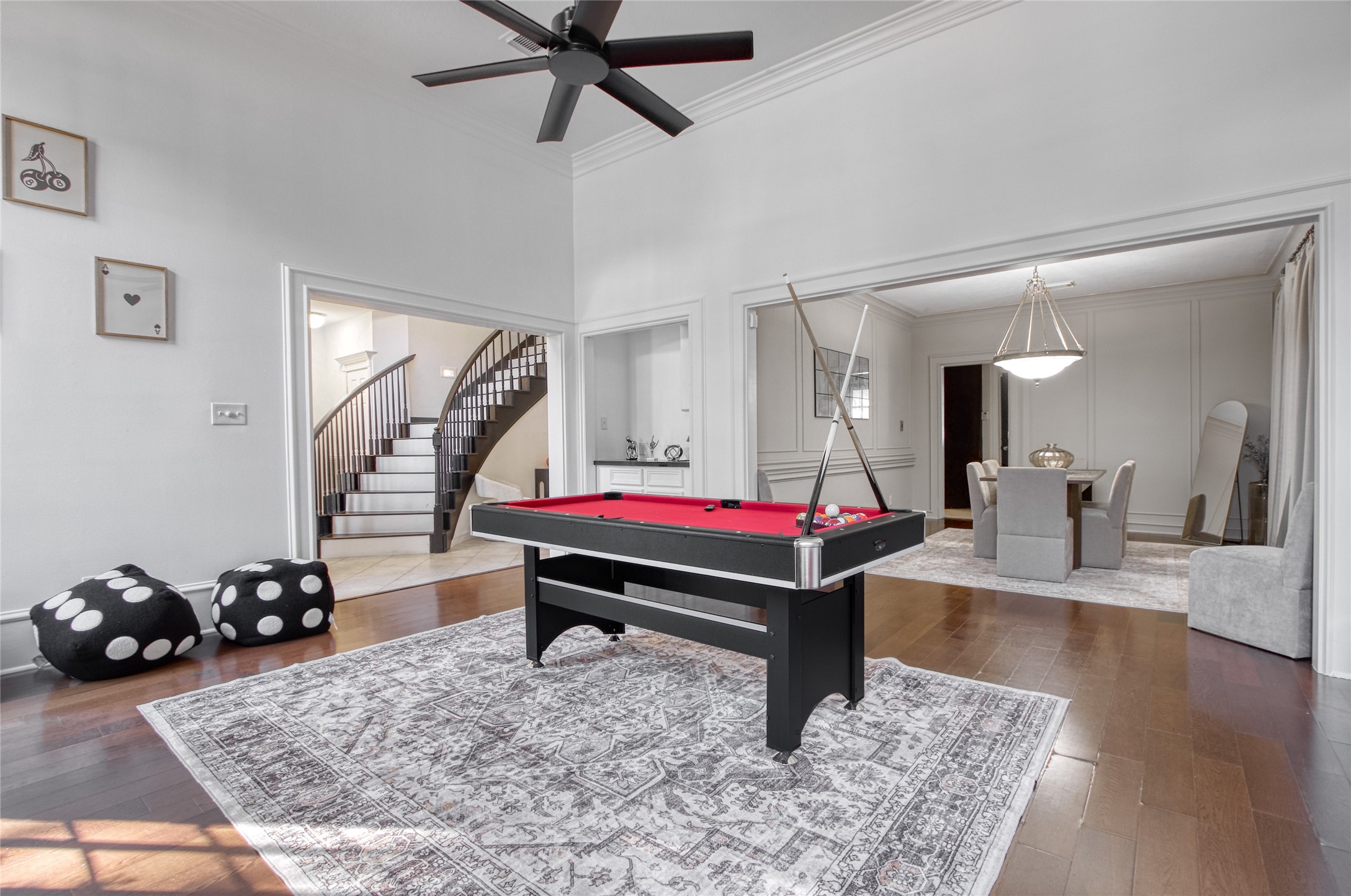 6782 Cutten Parkway Houston, TX 77069 - Photo 3 of 20 a living room with a couch and a wooden floor