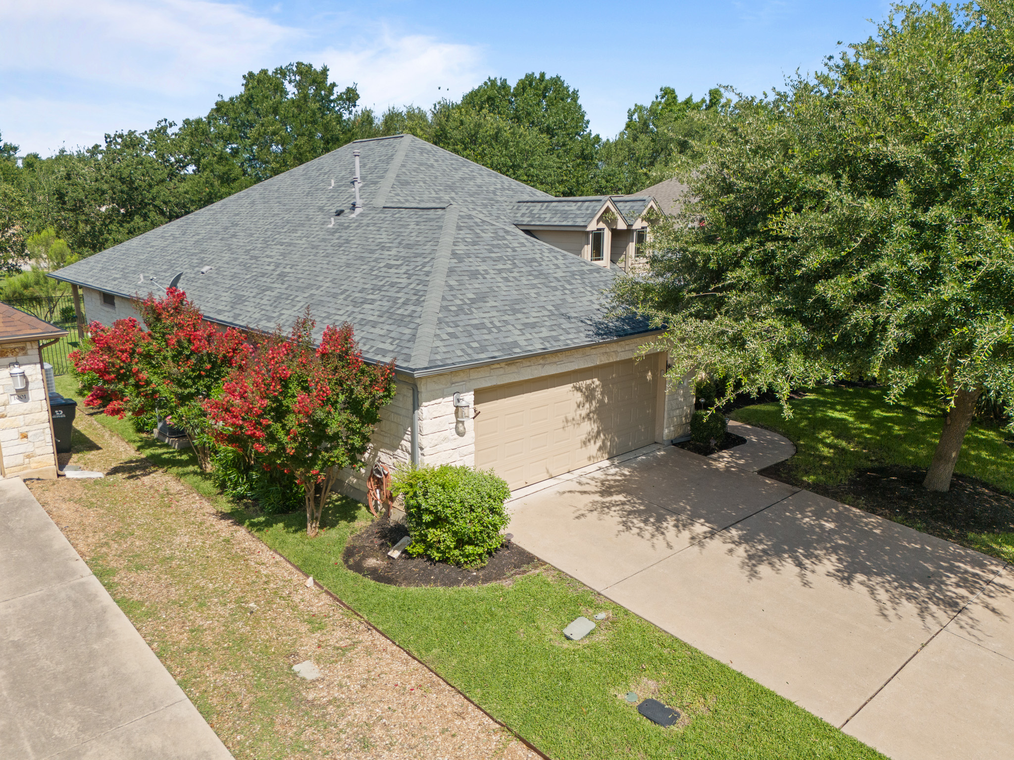 1005 Fort Davis Street Georgetown, TX 78633 - Photo 29 of 38 Check out those crept myrtle trees in bloom on the property.