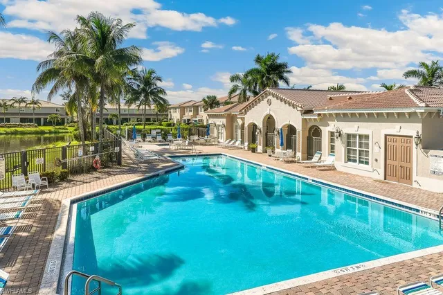 a view of an house with swimming pool