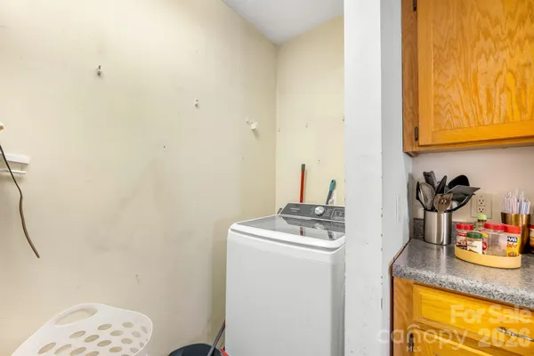 a room with storage and utility