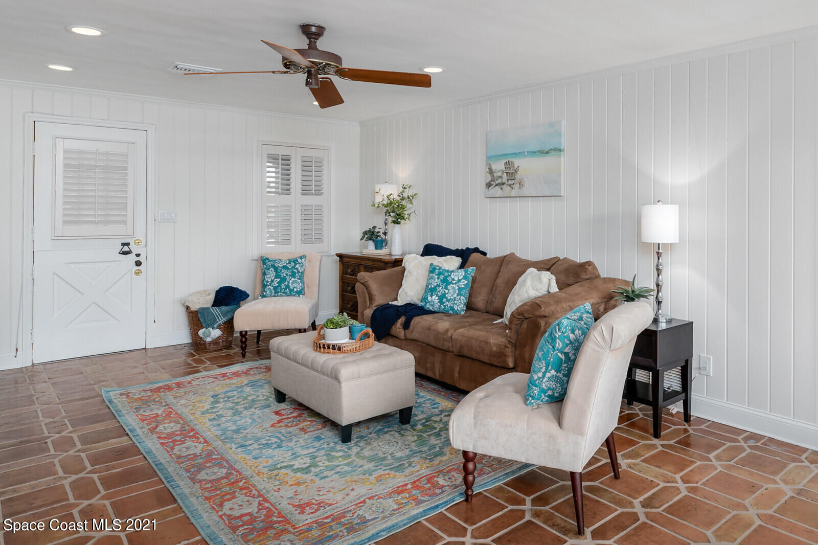 200 Melbourne Avenue Indialantic, FL 32903 - Photo 27 of 62 a living room with furniture and wooden floor