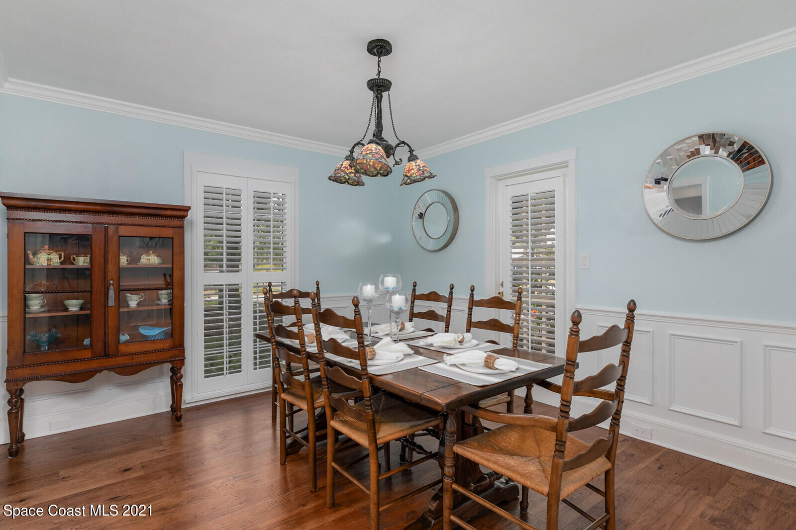 200 Melbourne Avenue Indialantic, FL 32903 - Photo 37 of 62 a view of a dining room with furniture window and wooden floor