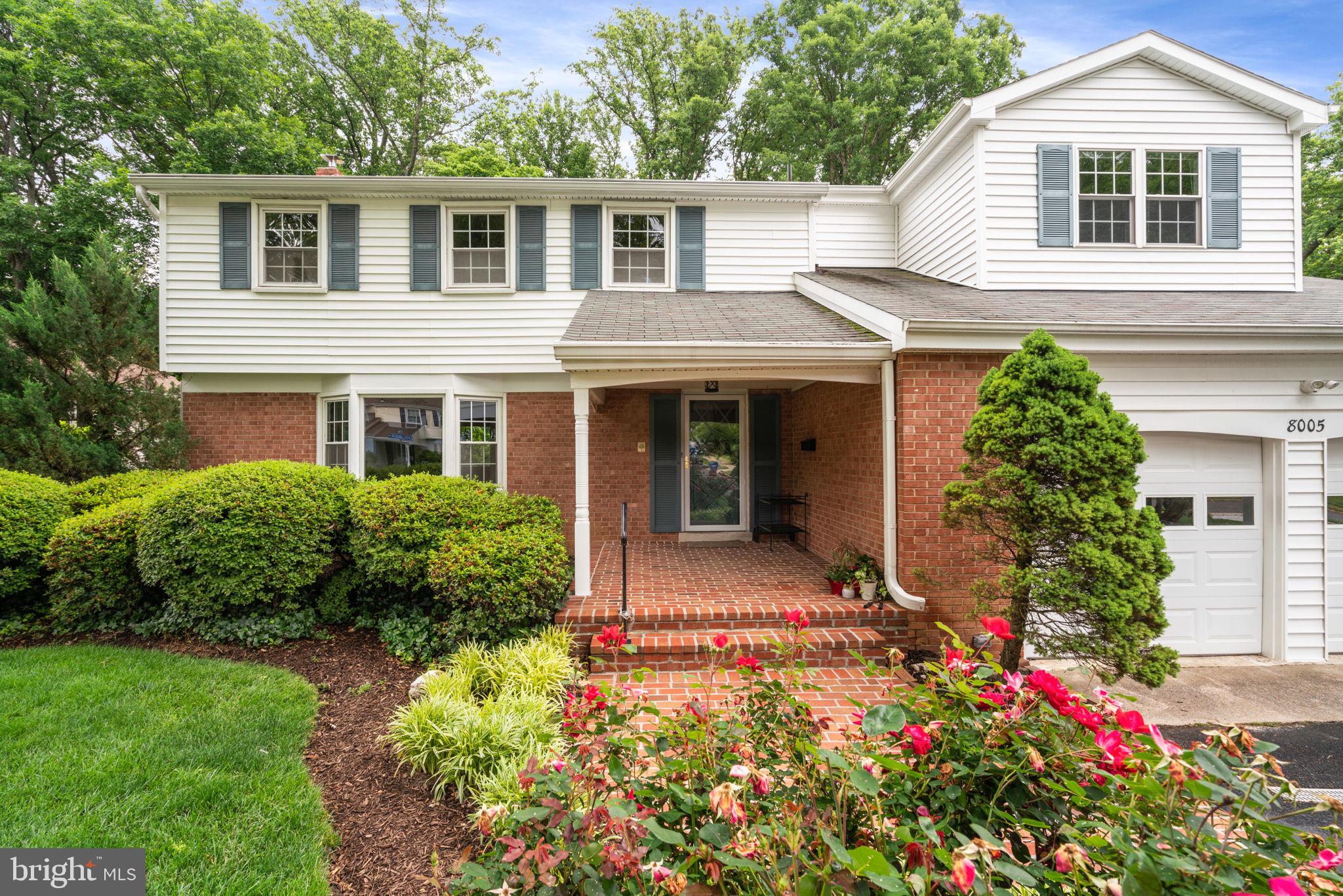 8005 Langbrook Road Springfield, VA 22152 - Photo 3 of 57 Perfect front porch for watching the world go by.
