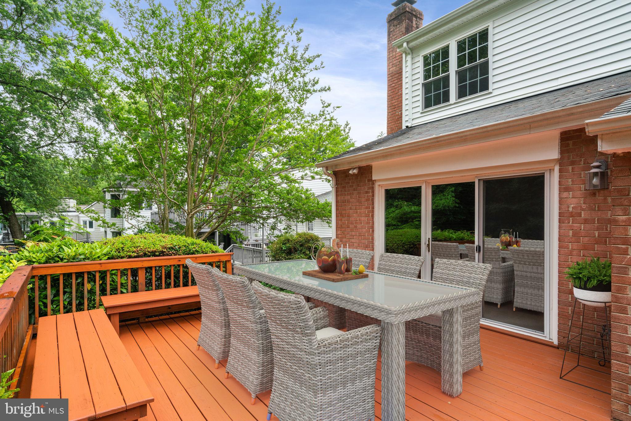 8005 Langbrook Road Springfield, VA 22152 - Photo 49 of 57 Deck virtually staged