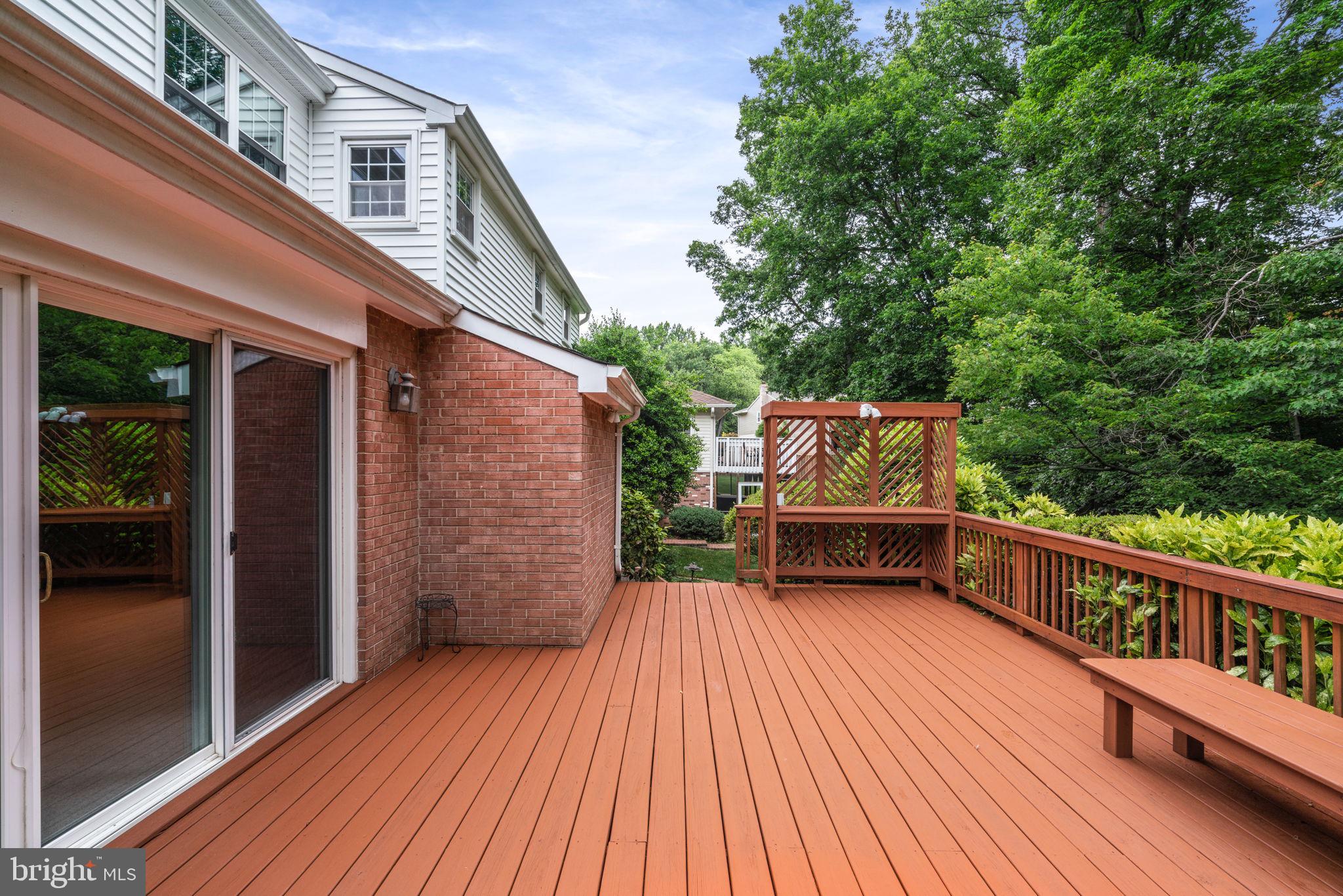 8005 Langbrook Road Springfield, VA 22152 - Photo 50 of 57 Refinished deck very private