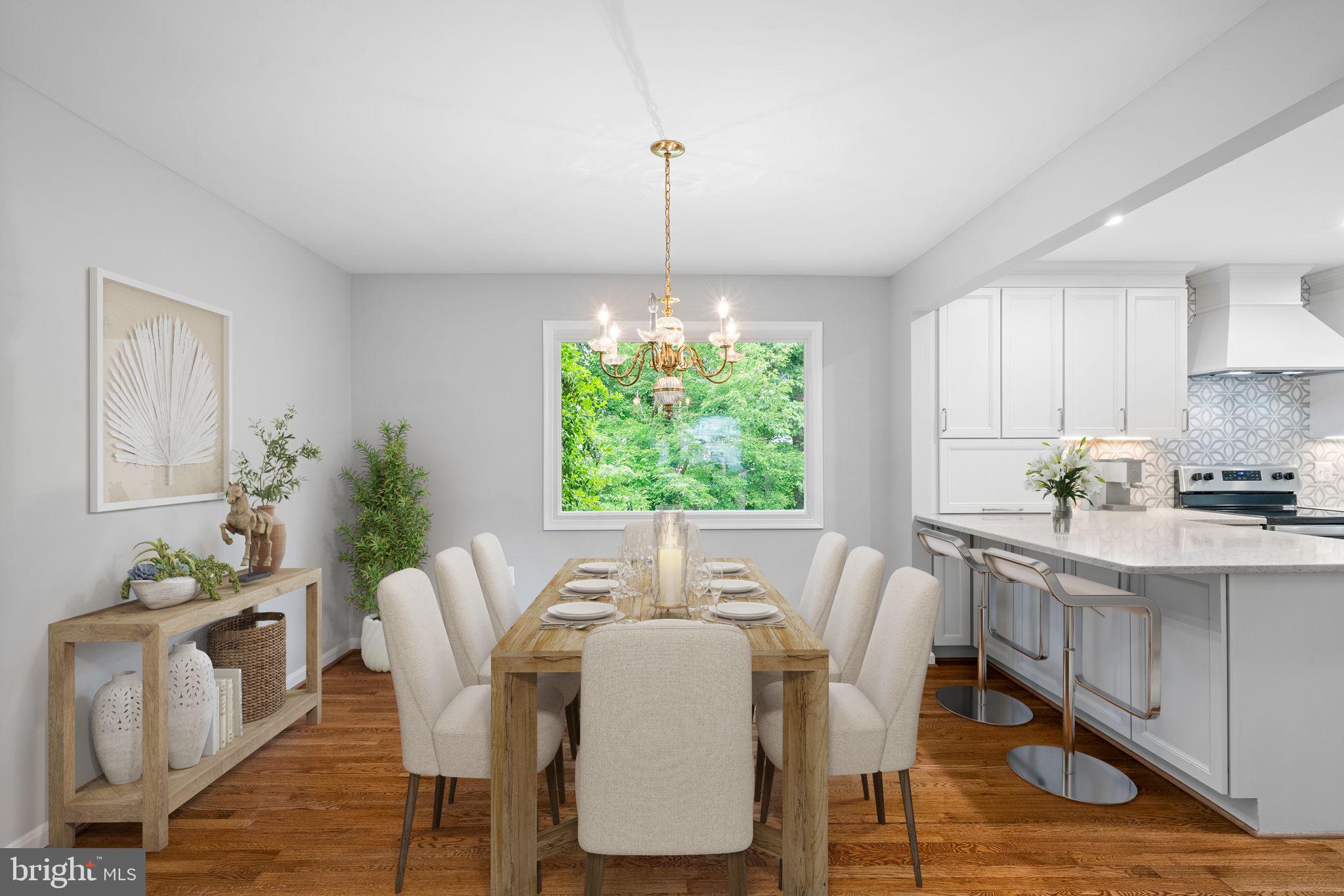 8005 Langbrook Road Springfield, VA 22152 - Photo 9 of 57 Dining room virtually staged