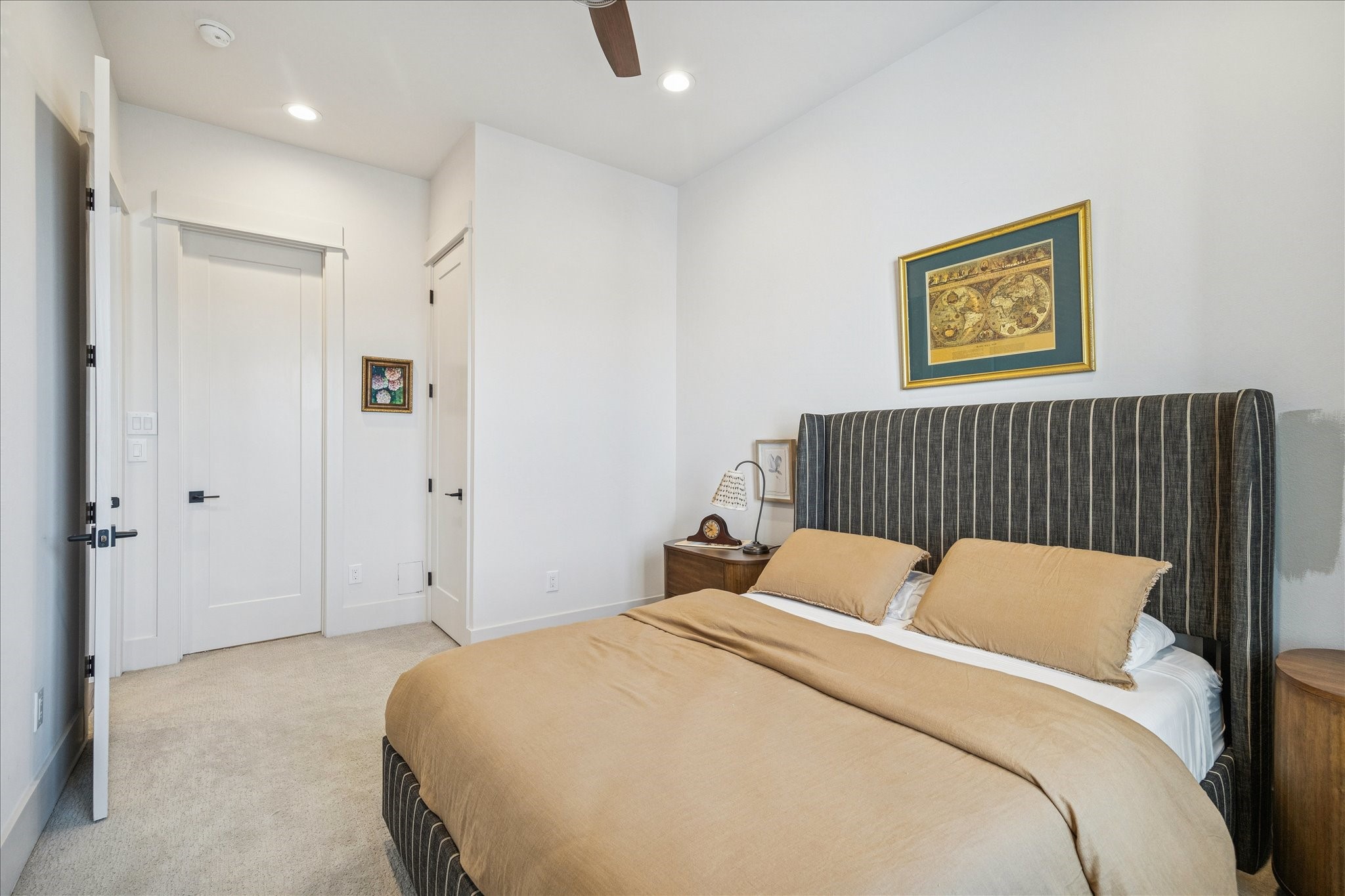 1311 Laird Street Houston, TX 77008 - Photo 19 of 29 a bedroom with bed and a window