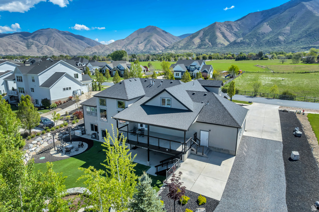 1526 South 500 West Mapleton, UT 84664 - Photo 44 of 54 Aerial view of residential area featuring mountains