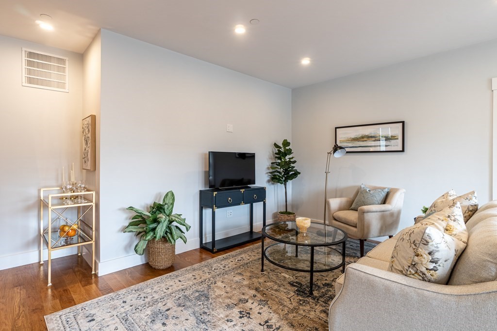 874 South Street, Unit 5 Boston, MA 02131 - Photo 5 of 19 a living room with furniture and a potted plant