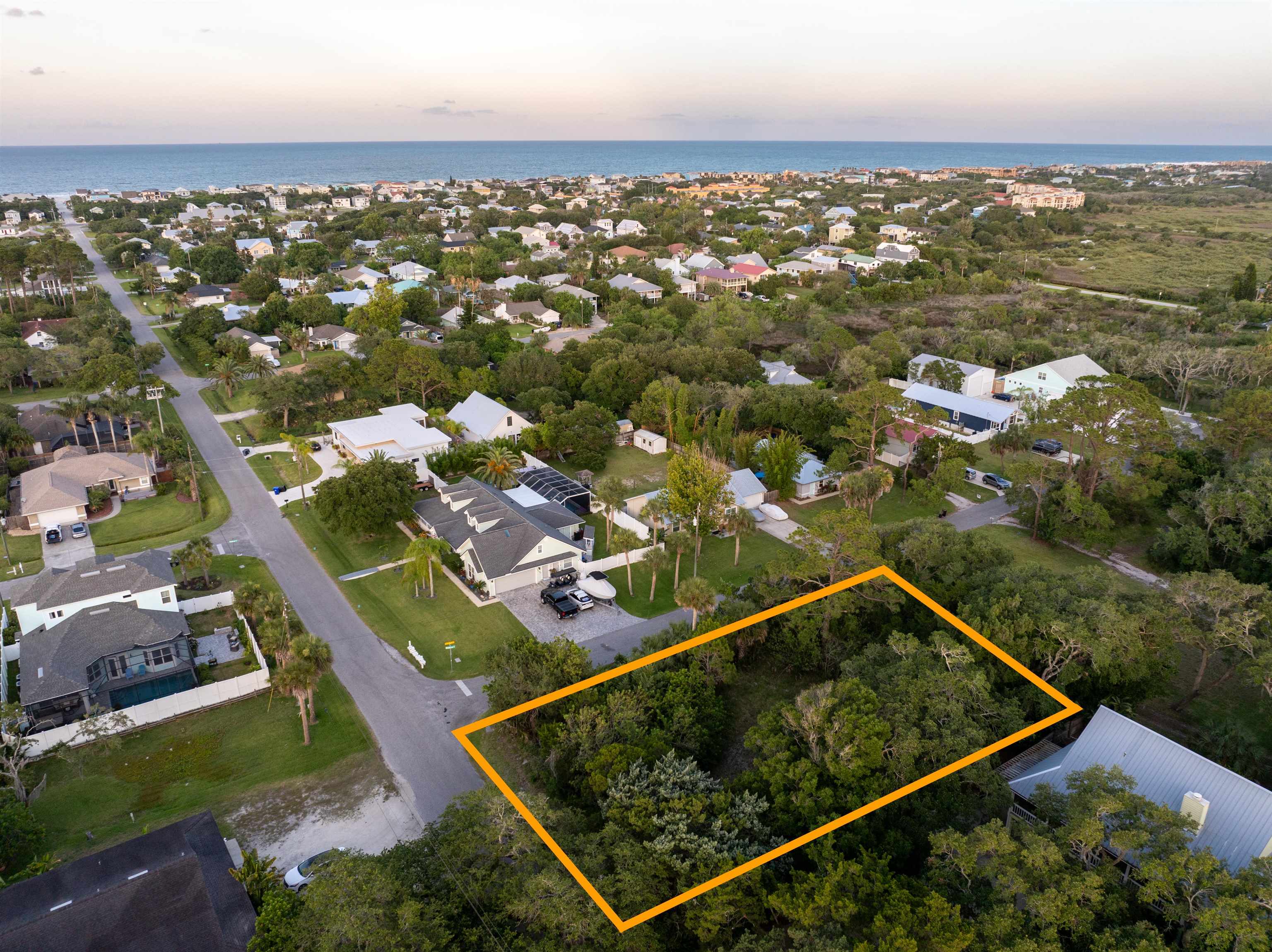 327 Micklers Road St. Augustine, FL 32080 - Photo 7 of 11 an aerial view of residential houses with outdoor space