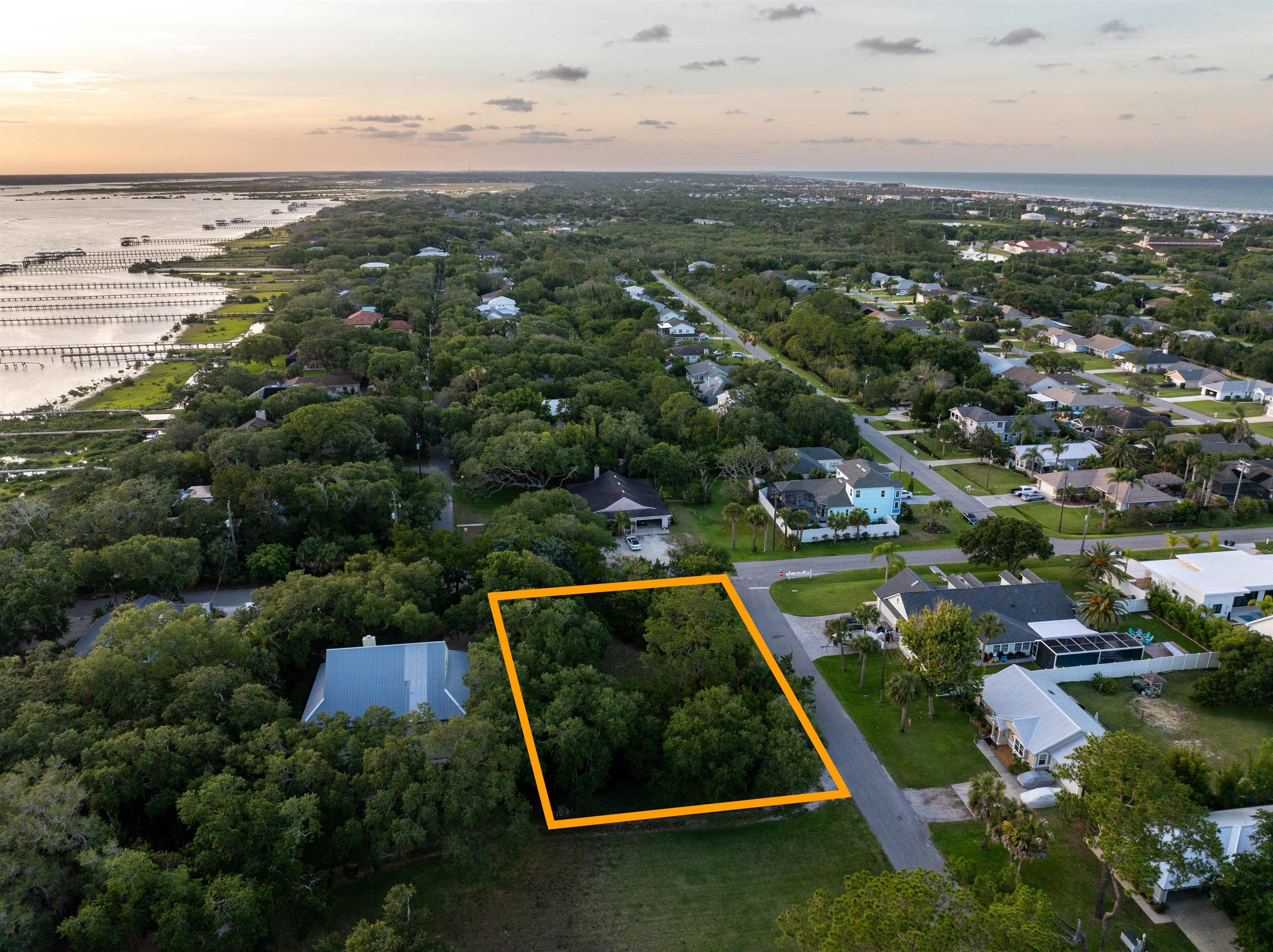 327 Micklers Road St. Augustine, FL 32080 - Photo 10 of 11 an aerial view of residential houses with outdoor space