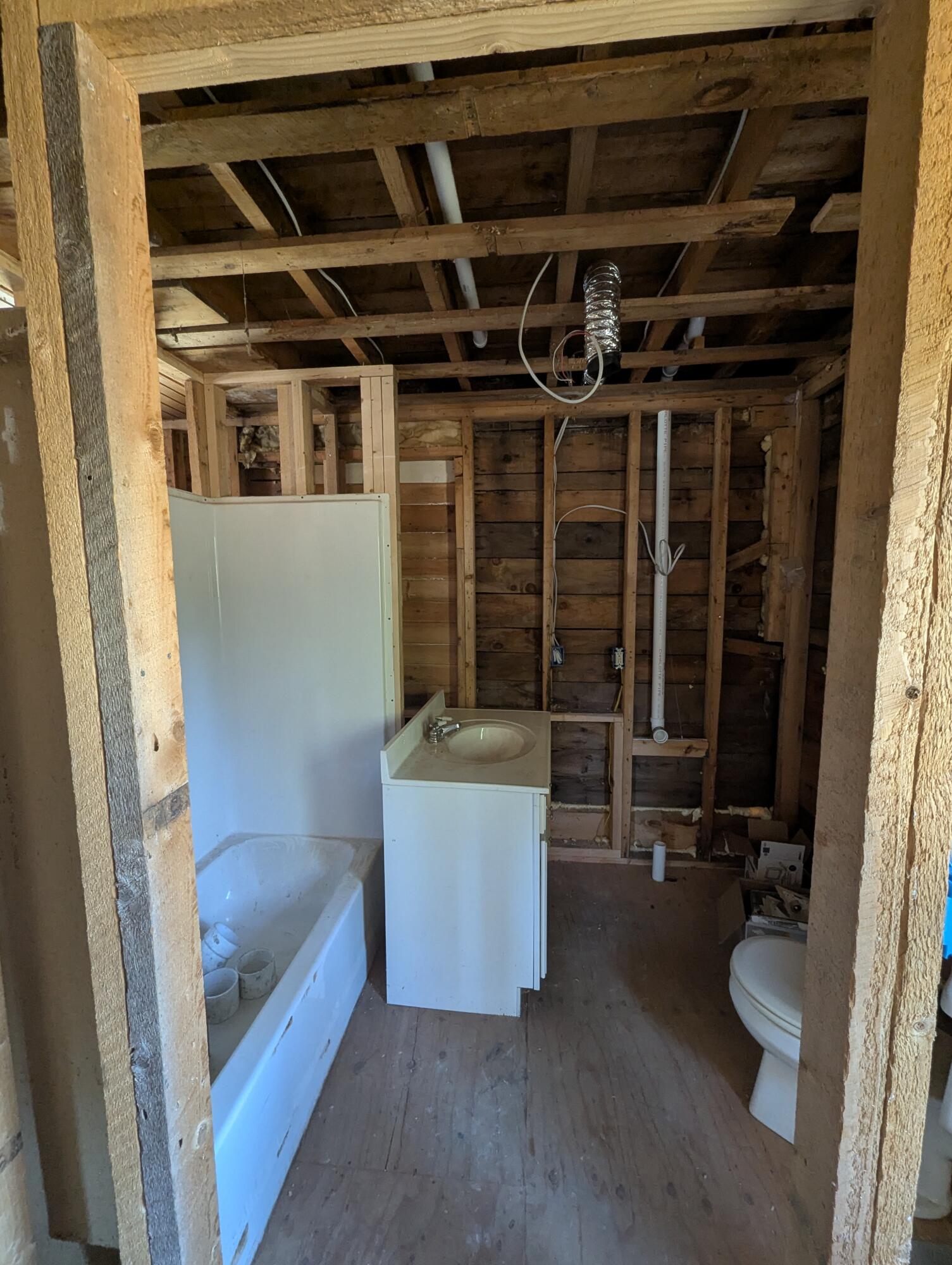 13 Dix Avenue Dixfield, ME 04224 - Photo 10 of 12 Unfinished Bathroom