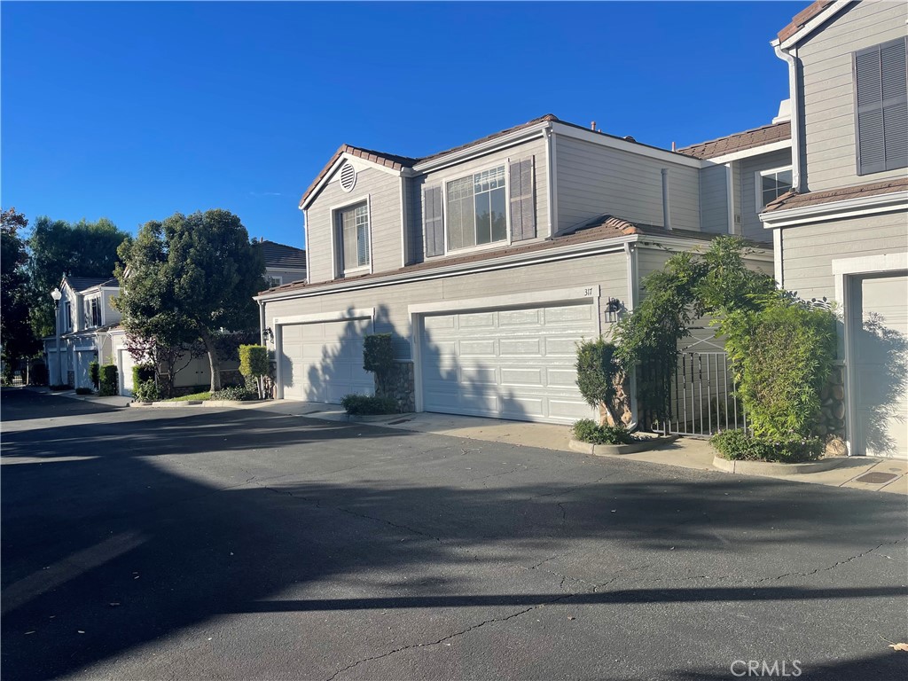 front view of house with a street