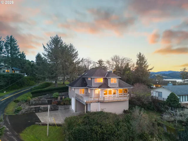 a balcony with a garden view