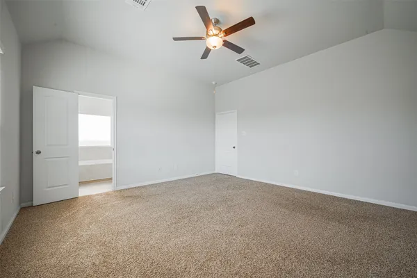 a view of an empty room