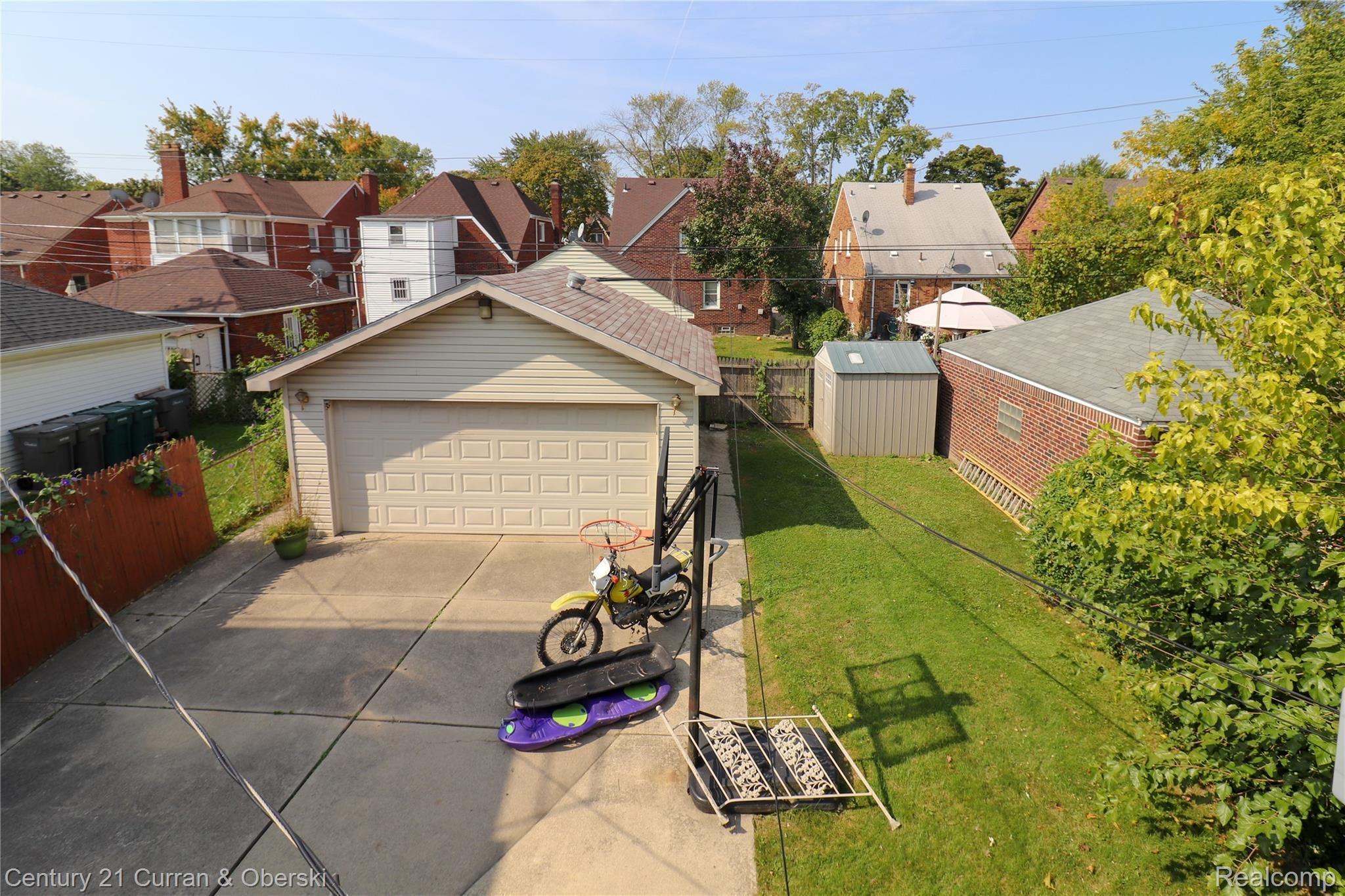 7501 Miller Road Dearborn, MI 48126 - Photo 13 of 25 View of backyard from second floor balcony