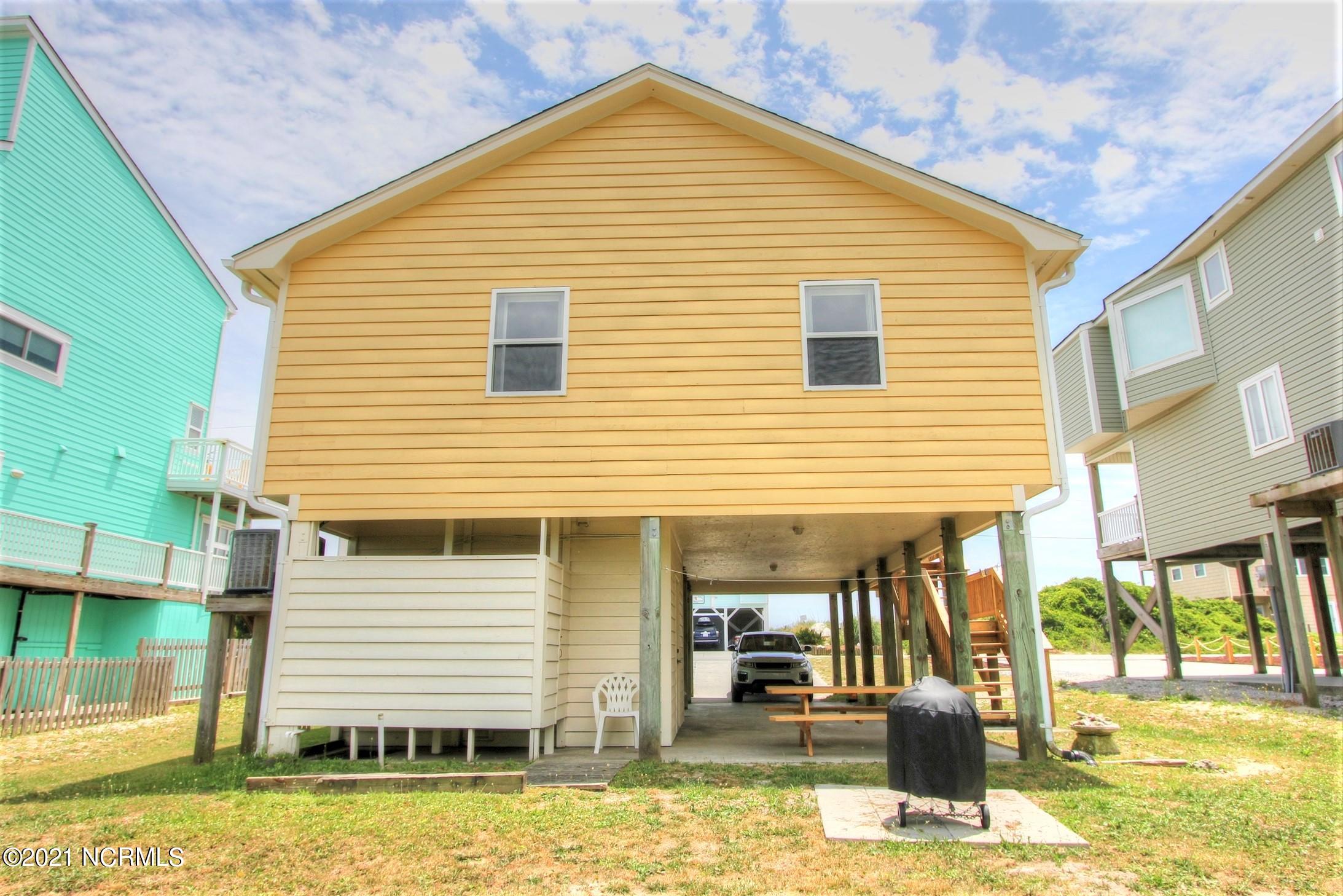 155 Topsail Road North Topsail Beach, NC 28460 - Photo 19 of 22 Back view of Home