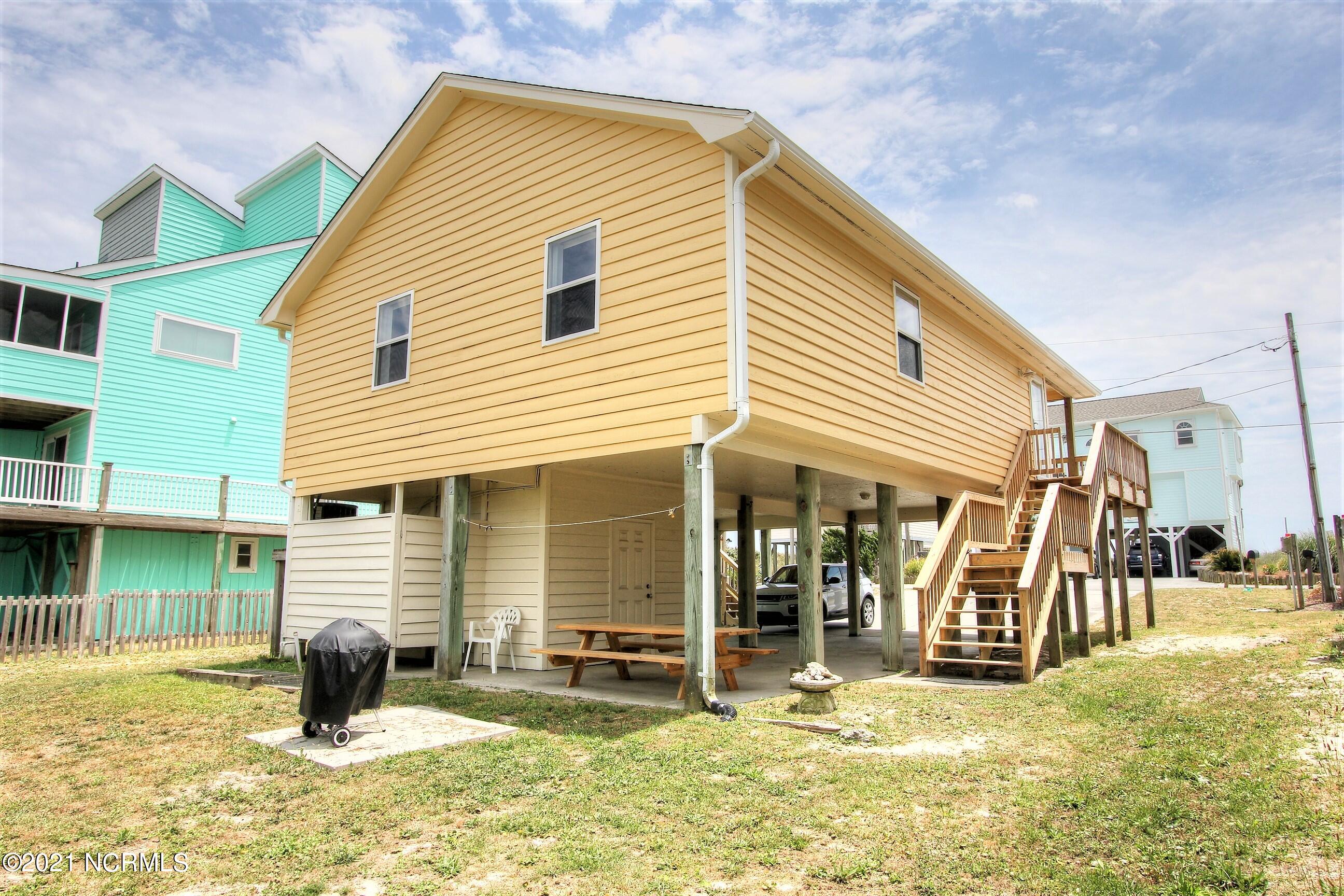 155 Topsail Road North Topsail Beach, NC 28460 - Photo 20 of 22 Another view of the back of the home