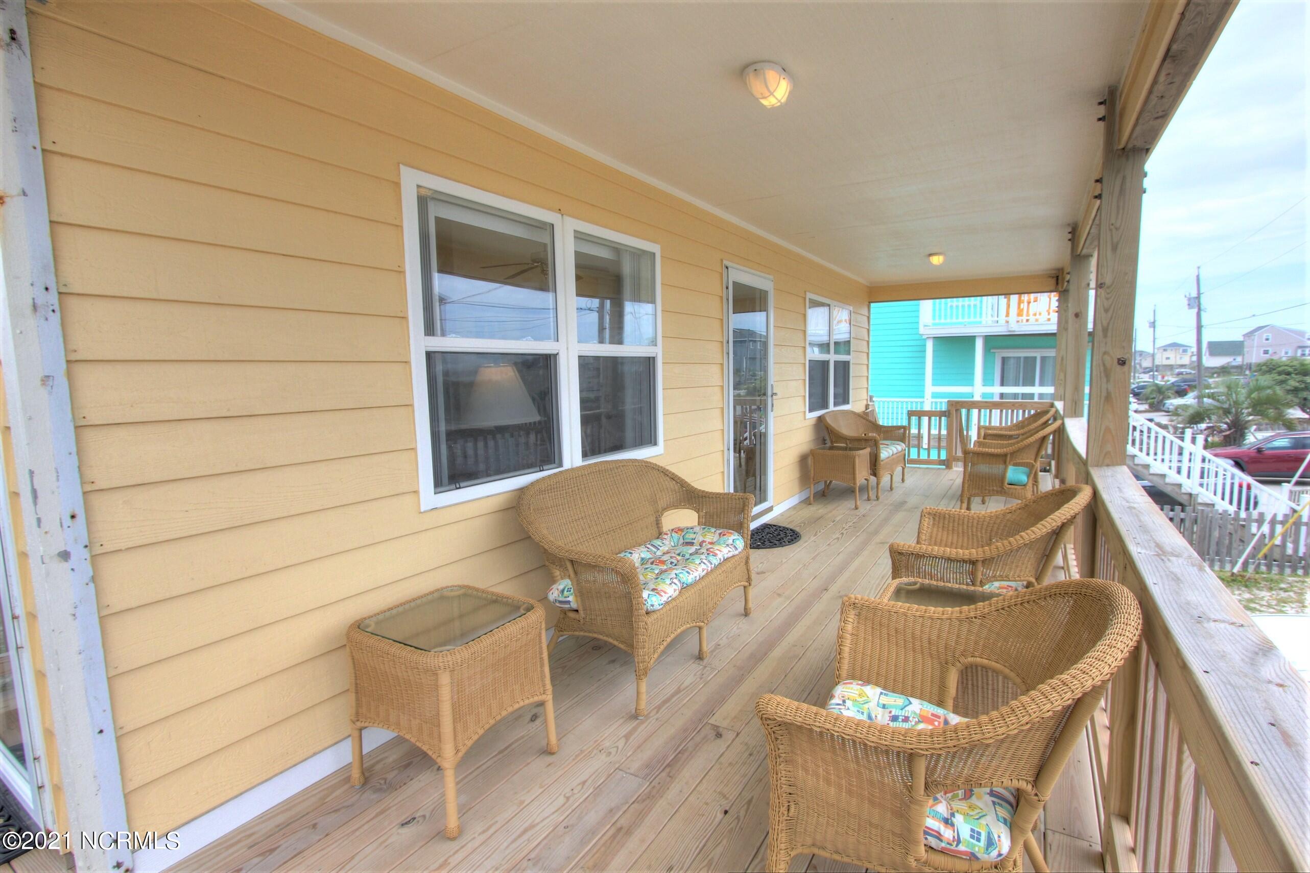 155 Topsail Road North Topsail Beach, NC 28460 - Photo 2 of 22 Covered Front Porch