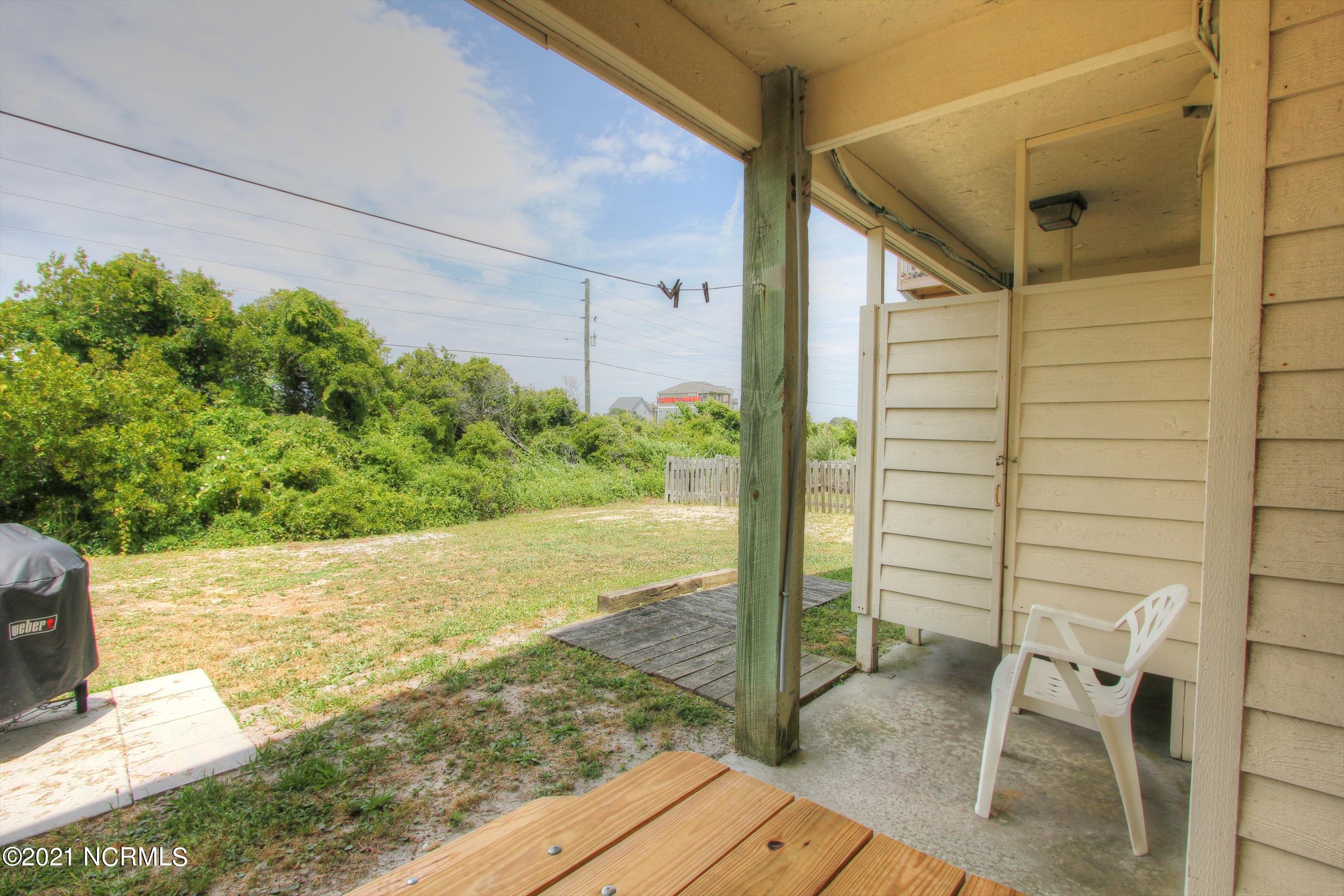155 Topsail Road North Topsail Beach, NC 28460 - Photo 21 of 22 Outdoor Area and enclosed Shower