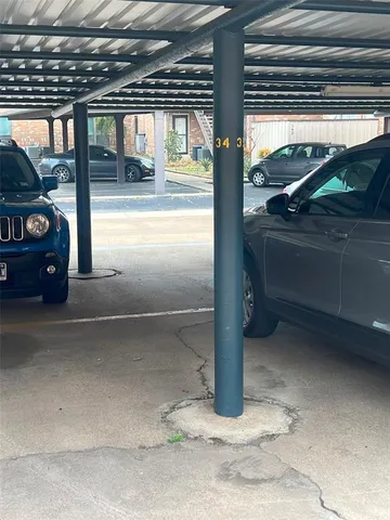 a view of parking garage