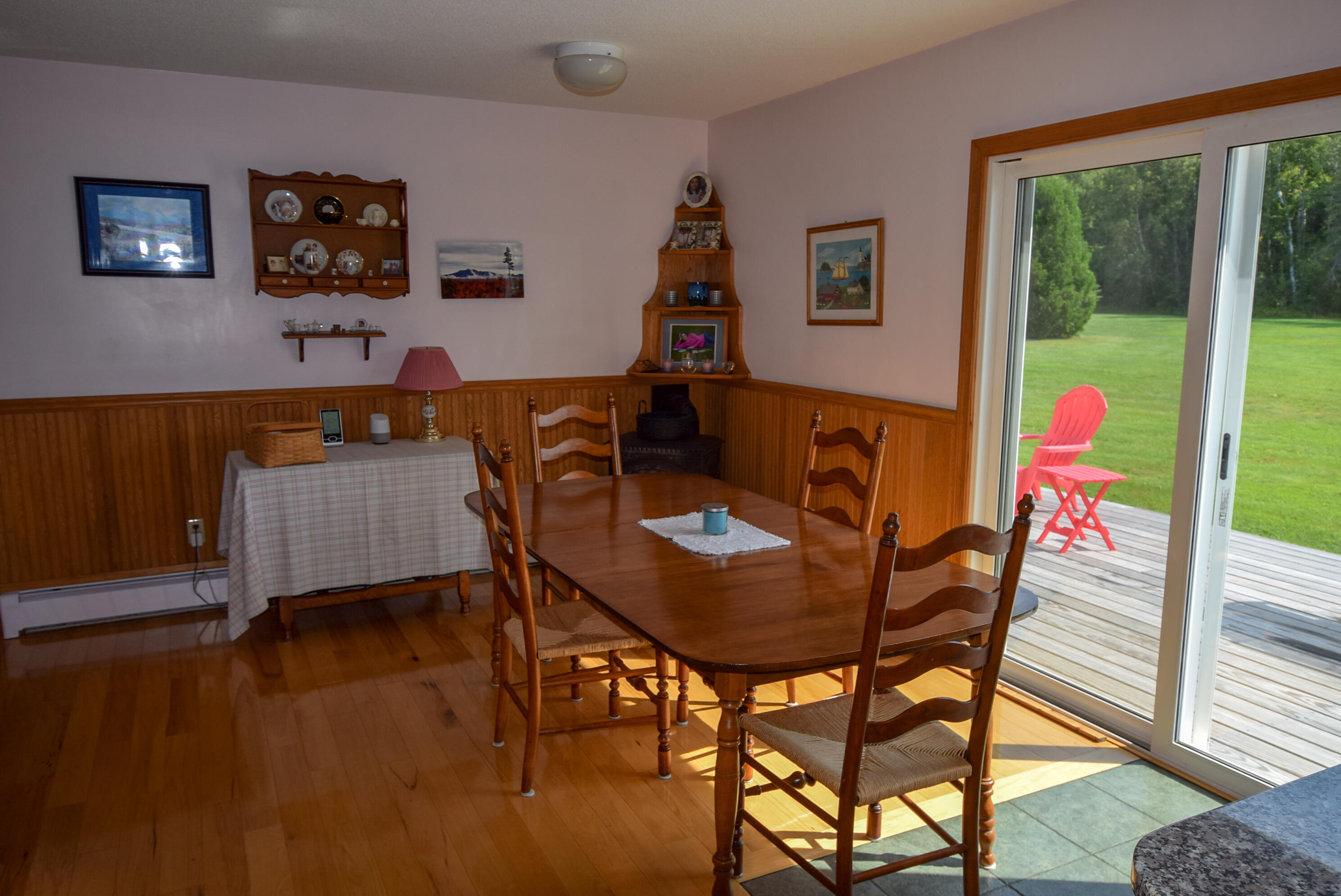 657 Golden Ridge Road Sherman, ME 04776 - Photo 22 of 43 Dining Area, access to deck...