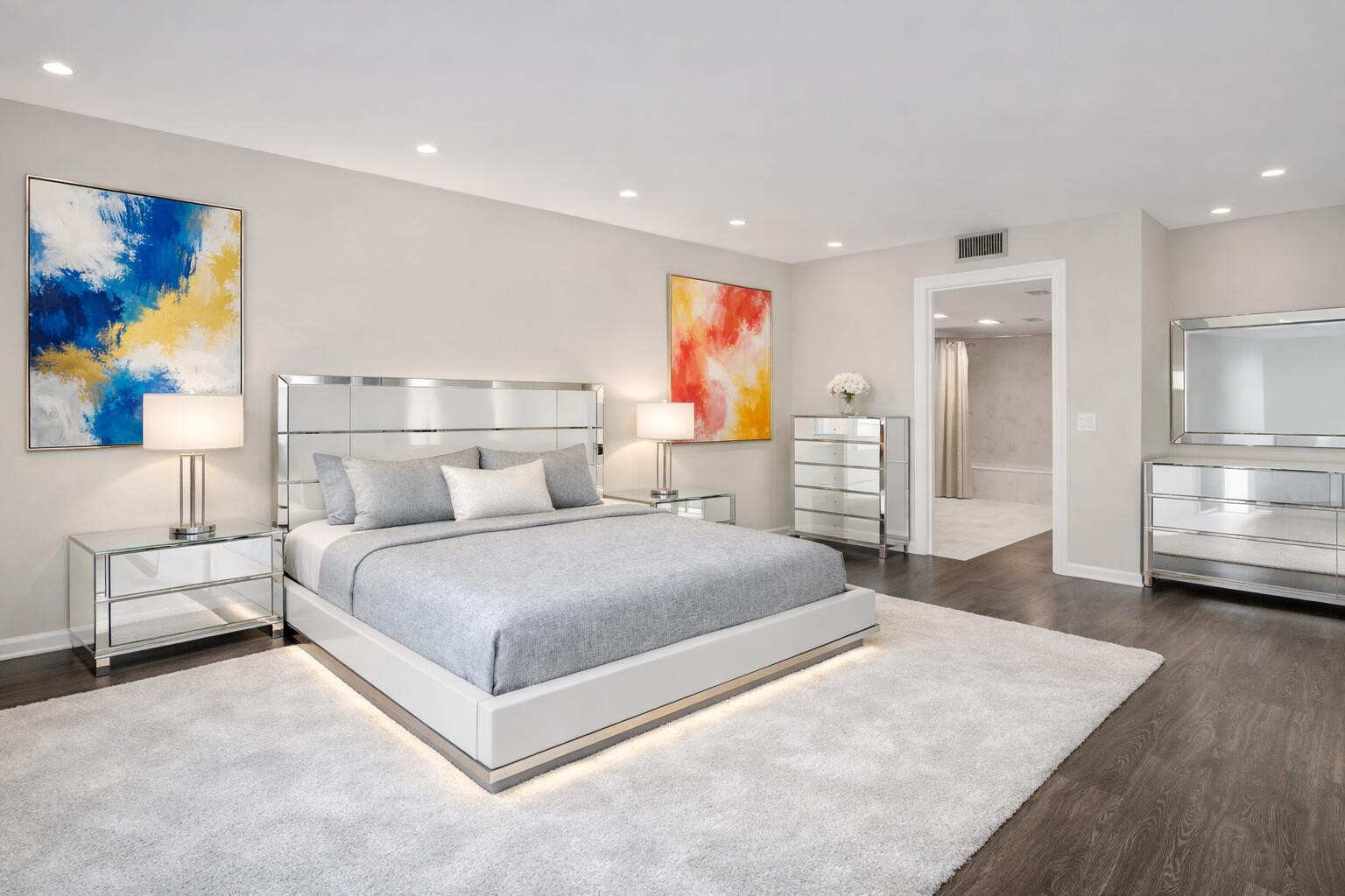5340 Northwest 2nd Avenue, Unit 220 Boca Raton, FL 33487 - Photo 12 of 36 virually staged primary bedroom