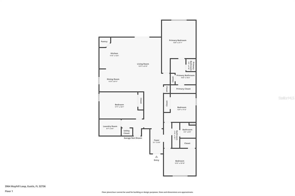 3964 Mayhill Loop Eustis, FL 32736 - Photo 4 of 34 a picture of a floor plan