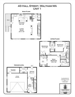 $1,129,000 | 43 Hall Street, Unit 1, Waltham, MA 02453