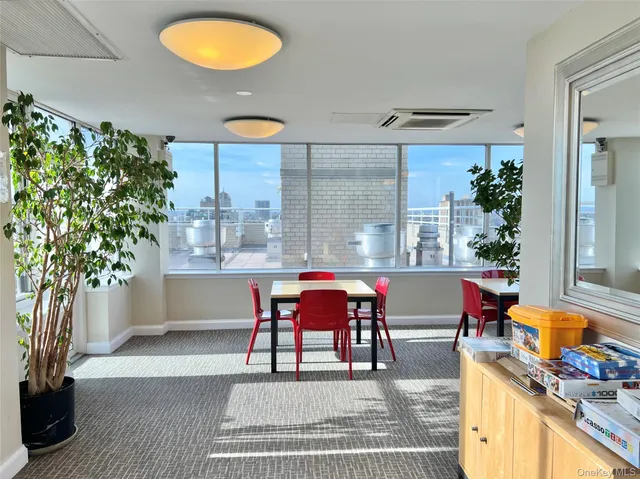a living room filled with furniture