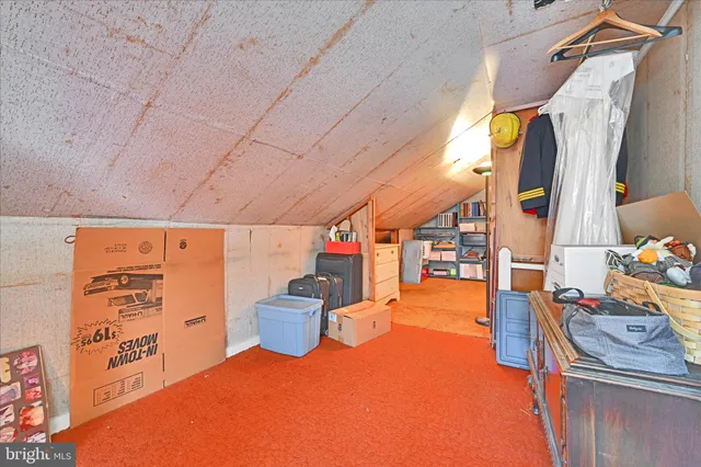 a view of storage and utility room