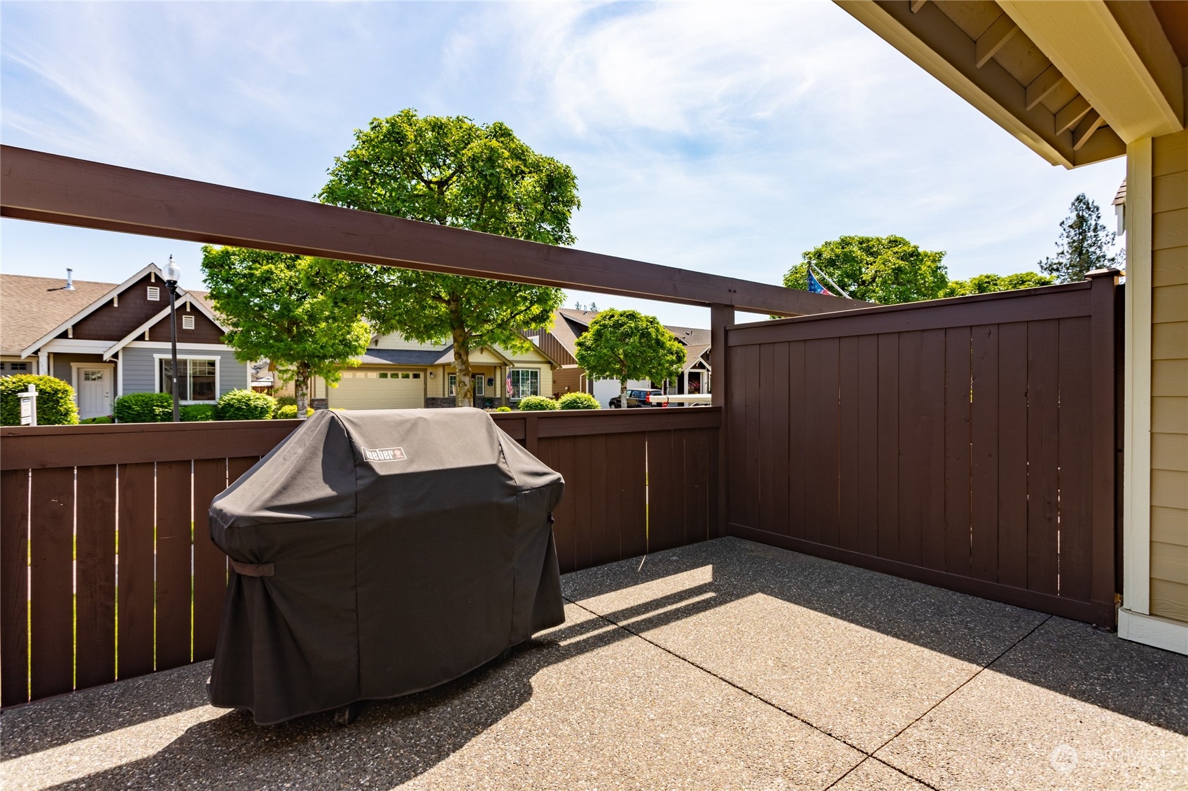 1563 Bryce Park Loop Lynden, WA 98264 - Photo 20 of 32 a balcony view with a garden