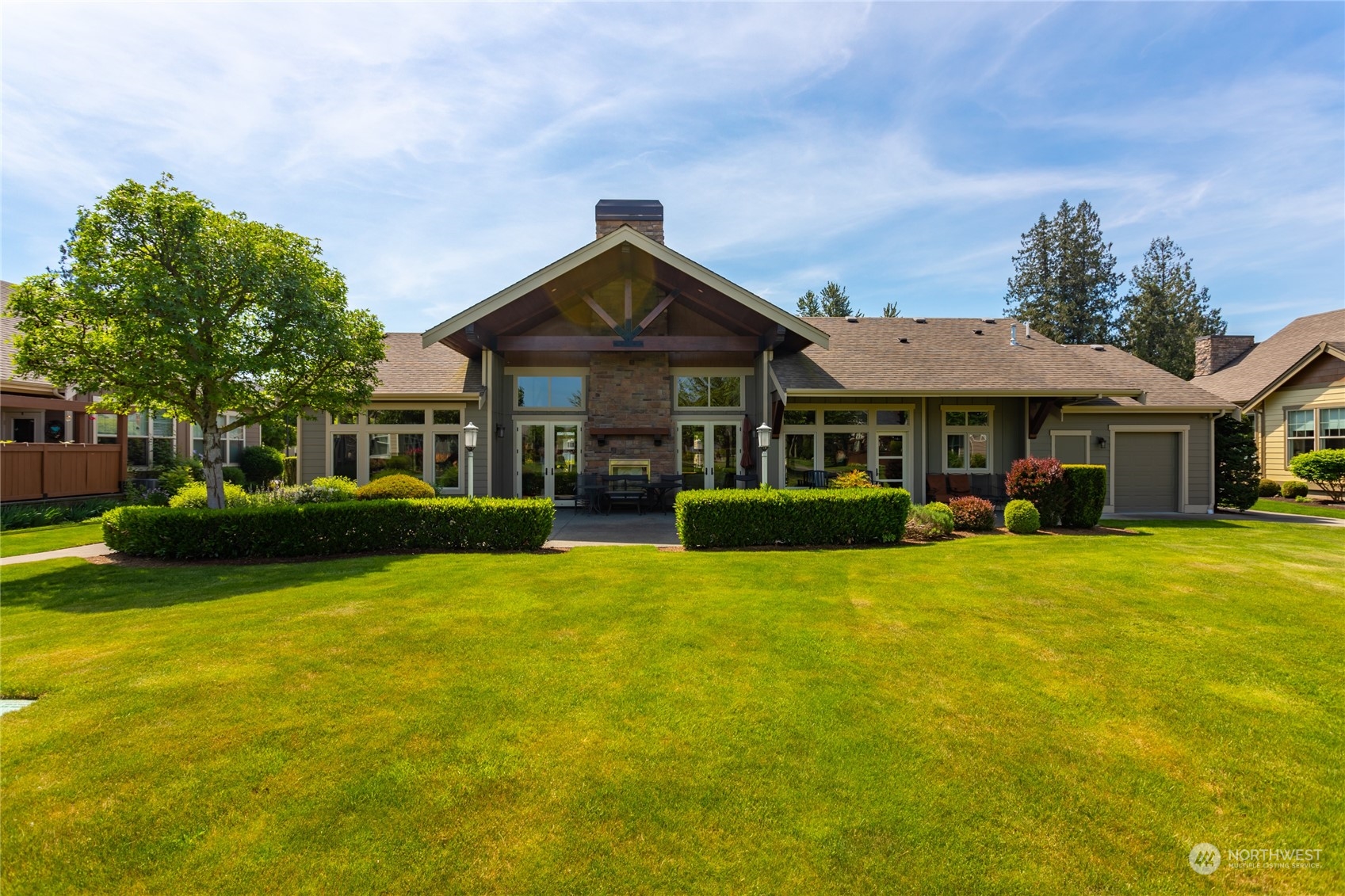 1563 Bryce Park Loop Lynden, WA 98264 - Photo 22 of 32 a front view of a house with yard porch and green space