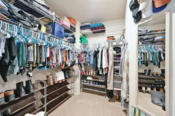 a view of walk in closet