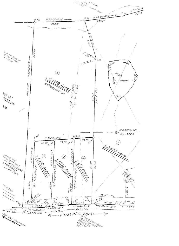105 Fralins Road Rocky Mount, VA 24151 - Photo 1 of 1 PLAT