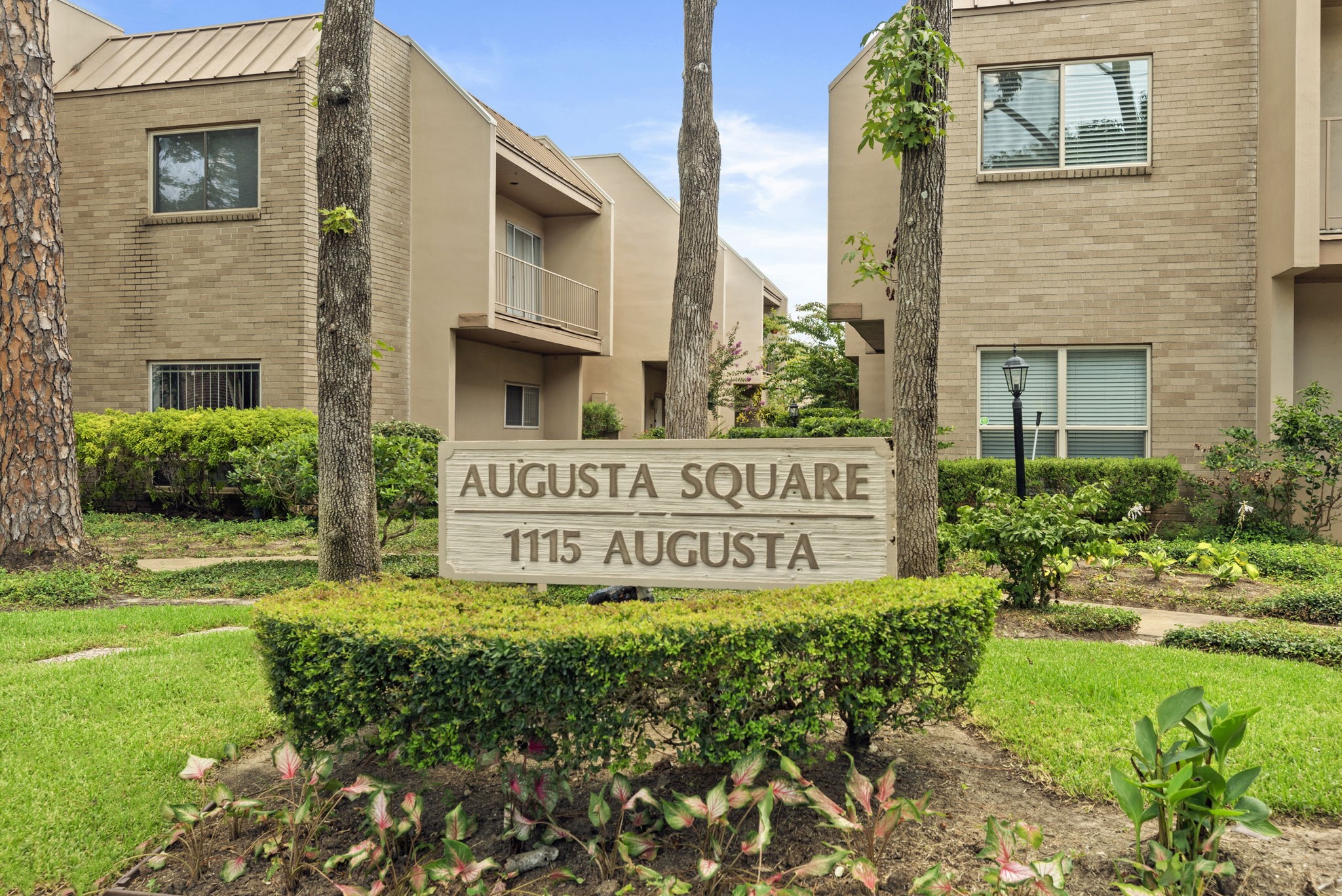 1115 Augusta Drive, Unit 26 Houston, TX 77057 - Photo 23 of 23 Welcome to Augusta Square — a beautifully maintained community with mature trees, landscaped walkways, and timeless brick architecture.