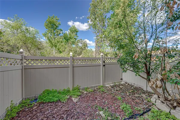 a couple of flower plants in front of house