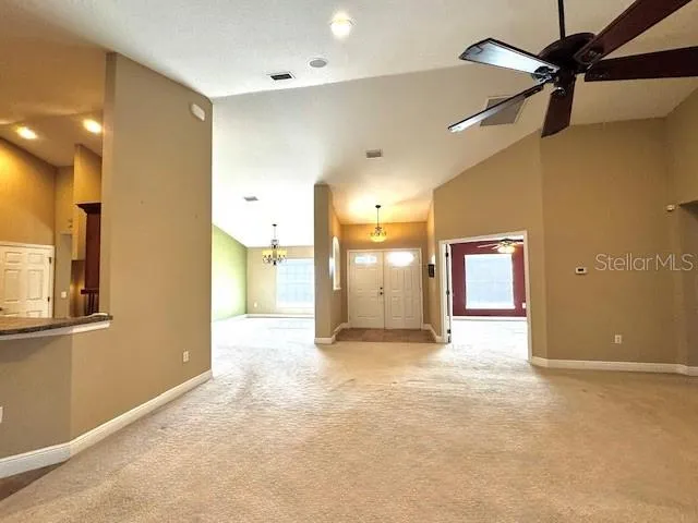 a bedroom with a bed and a walk in closet