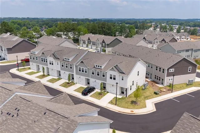 a view of a house with a swimming pool