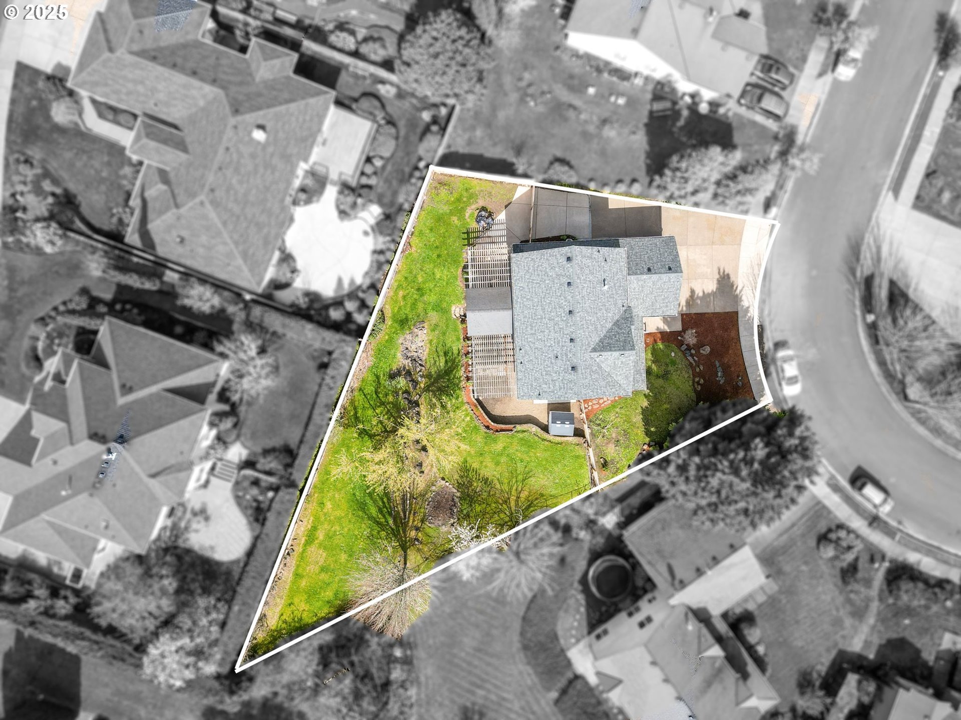 1832 Northwest Olivia Circle Albany, OR 97321 - Photo 2 of 48 an aerial view of a house with a yard