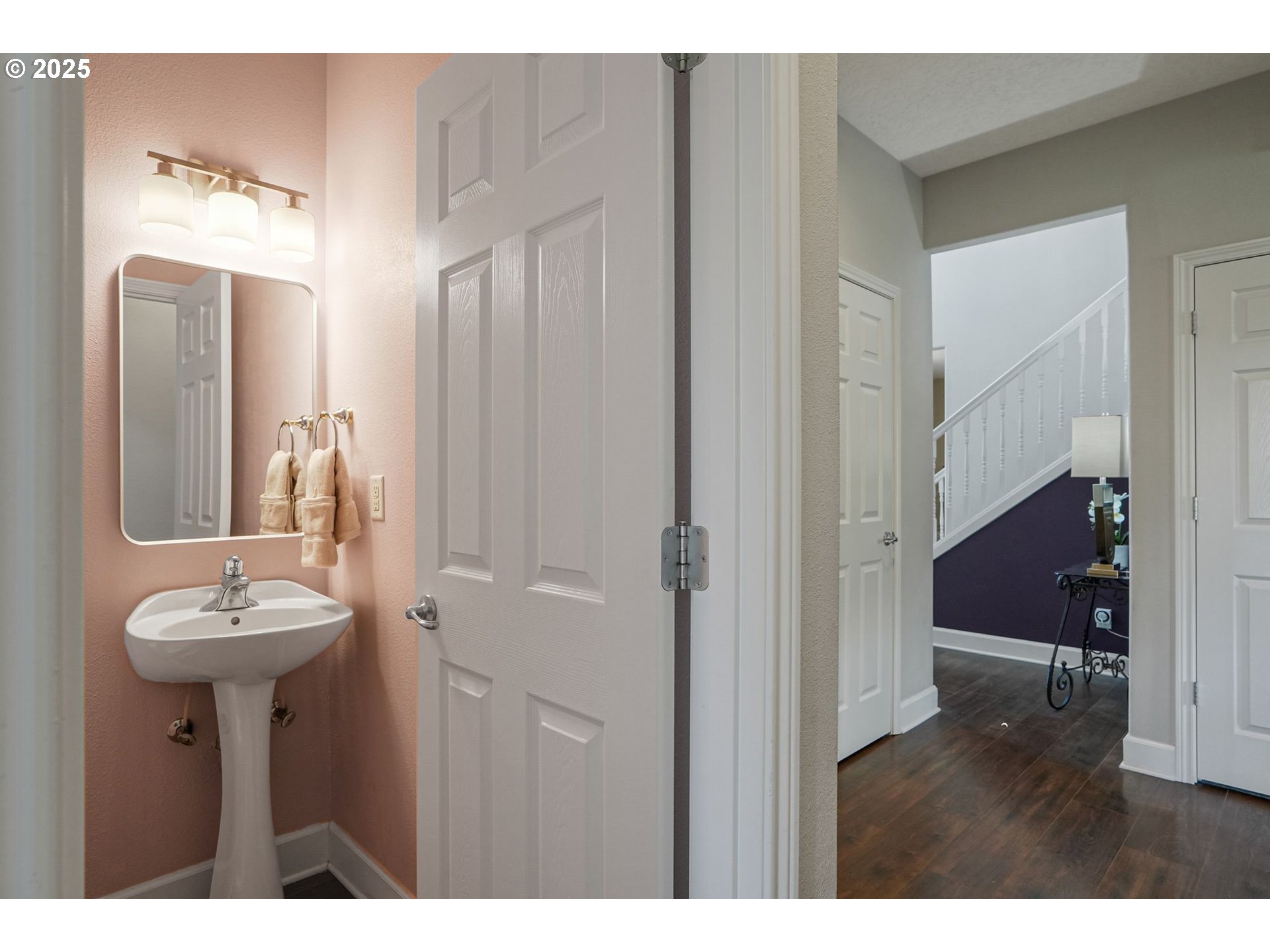 1832 Northwest Olivia Circle Albany, OR 97321 - Photo 29 of 48 a bathroom with a sink and mirror