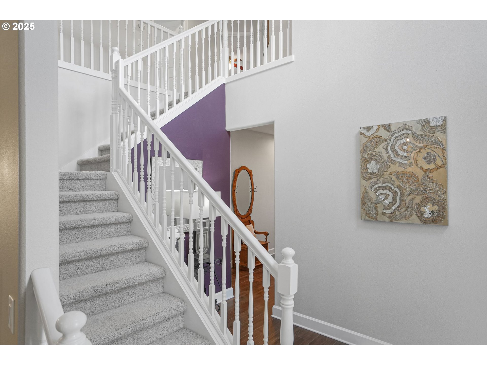 1832 Northwest Olivia Circle Albany, OR 97321 - Photo 30 of 48 a view of staircase with railing and white walls