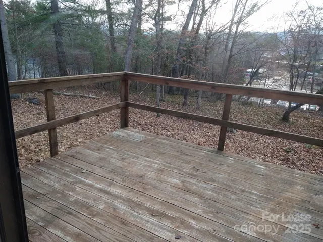 a view of a roof deck
