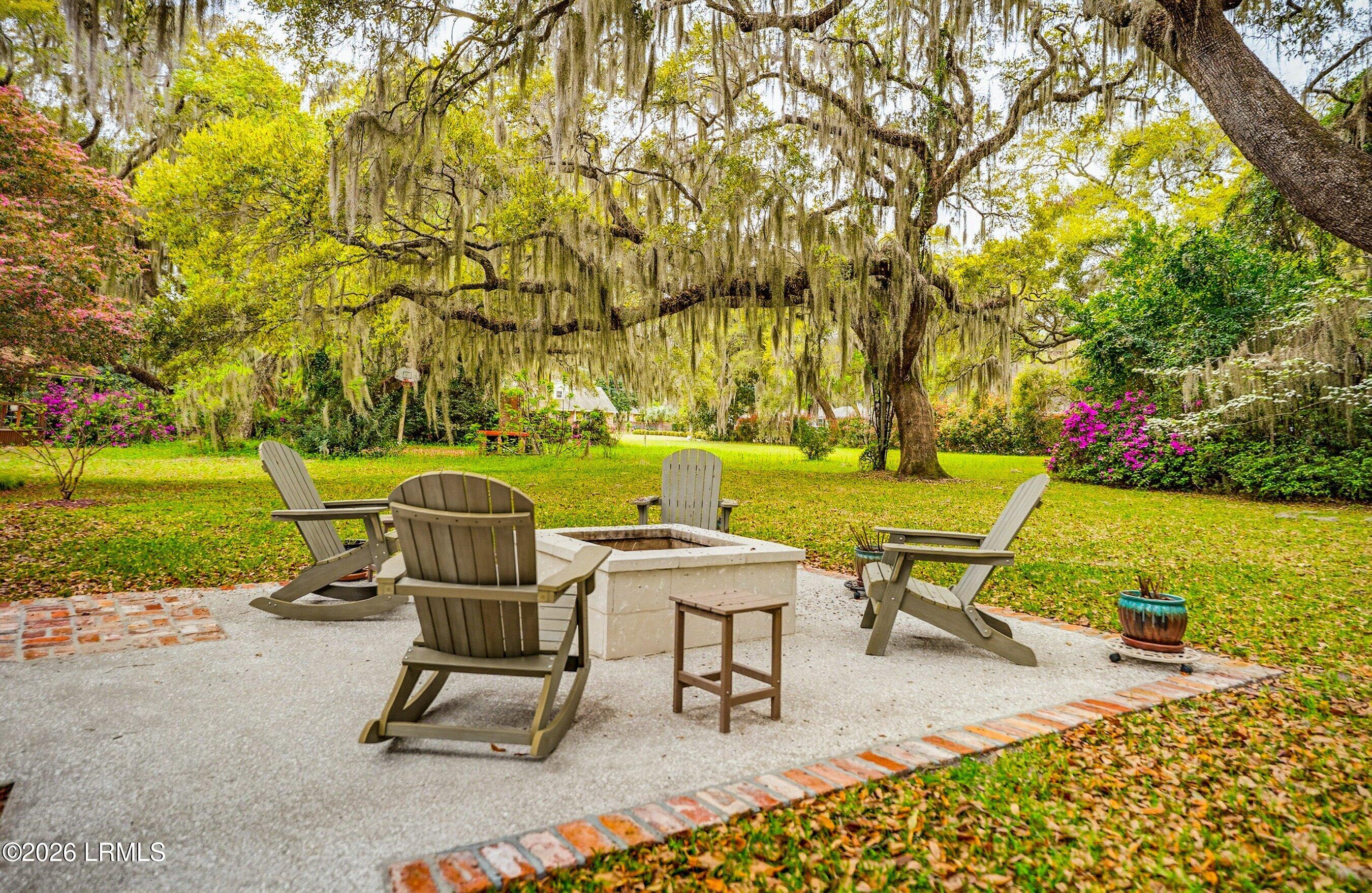 151 Spanish Point Drive Beaufort, SC 29902 - Photo 30 of 34 Fire Pit/ Patio