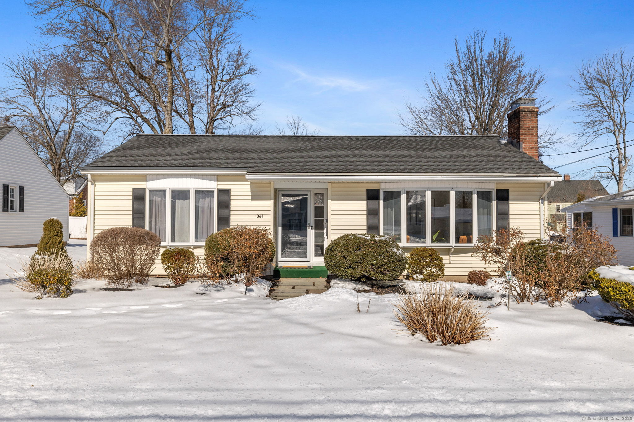 361 Brimfield Road Wethersfield, CT 06109 - Photo 1 of 1 a front view of a house with a yard