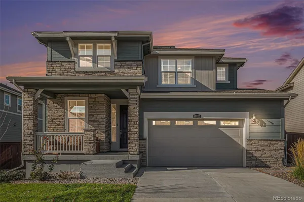 a house view with a outdoor space